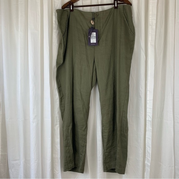 NYDJ Pants - NYDJ Marilyn Ankle Trouser in Moss Size 16 Brand New
